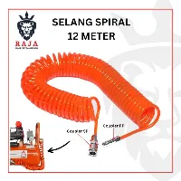 Foto 2 Selang Angin Kompresor Spiral Recoil 12M