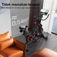 Foto 3 Spinning Bike Sepeda Statis Tes Detak Jantung