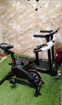 Foto 4 Spinning Bike Sepeda Statis Tes Detak Jantung