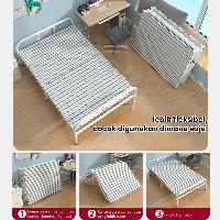 Foto 2 Ranjang Lipat Kasur Lipat Folding Bed Portable Furnibest - Uk 80