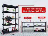Foto 3 Rak Besi Siku Tanpa Baut - Boltless Steel Rack