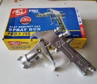 Foto 2 spray gun F75G F75 tabung atas 400ml