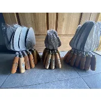 Foto 2 Cetok Galur Stainless Steel Sedang 17cm Sendok Semen Baja Gagang Kayu