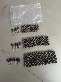 Foto 4 120PCS Refill Amplas Ring + 12PCS Mandrel Amplas Drum untuk Mini Bulat