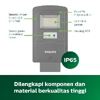 Foto 1 LAMPU JALAN / LAMPU PJU SOLAR PANEL LUBY LBKJ PUTIH 120W-240W — LAMPU JALN LUBY 120W