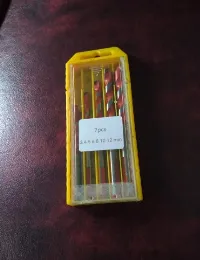 Foto 4 Mata Bor Drill Set 5 pcs Multi Purpose Bor Besi Beton Kayu Multifungsi - 7 pcs