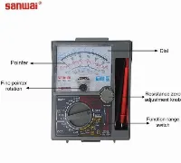 Foto 3 SANWAI YX-360TRD Multimeter Multitester Analog Meter Fuse Diode DC AC