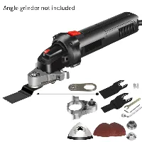 Foto 1 Adaptor Gerinda Angle Grinder Konverter Mesin Oskilasi Set Multiguna