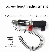 Foto 2 Adaptor Screw Gun Tembakan Sekrup Paku Rantai Automatic Adapter Sekrup