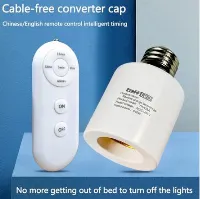 Foto 2 TaffLED Fitting Lampu Bohlam 40W E27 with Remote - YX-428A