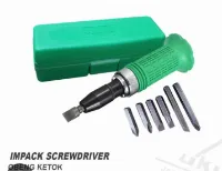 Foto 4 Obeng Ketok Set 13pcs Obeng Getok Putar Set Impact Driver S2 Drill Bit