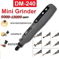 Foto 1 Grinder Mini Baterai 3 Kecepatan Set