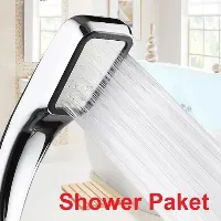 Foto 1 Shower Paket Mandi 300 Lubang Tekanan Tinggi Pancuran Aerator Kepala