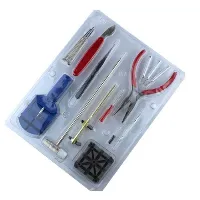 Foto 1 Perkakas Tangan Alat Pembuka Jam Tangan Perbaikan Servis Arloji Set - 16PCS - Plastik