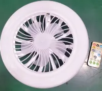 Foto 3 Lampu Plus kipas angin 50w. remote control cahaya 3 Warna cahaya