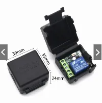Foto 2 Universal Wireless Transmitter Receiver Remot Kontrol RF 433MHz - S43 DC 10 - 14V 12V KR1201A EV-1527