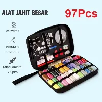 Foto 1 Set Alat Jahit Tangan 97 Pcs Jumbo Set Sewing Kits Set Alat Jahit Mini