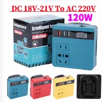 Foto 1 Inverter 12v24v ke 220v soket Baterai Fast Charging USB 12v soket konverter Daya