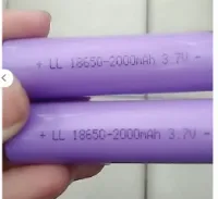 Foto 2 Battery 18650 Kapasitas Riil 2000 mAh