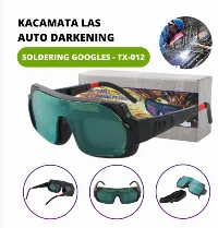 Foto 3 Kacamata Las Otomatis Kacamata Welding Glass Auto Dark Anti silau - Dual GLass