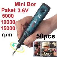 Foto 1 Bor Mini Grinder Baterai 3.6 V Set