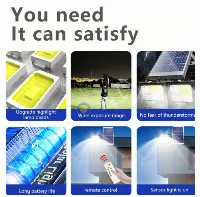 Foto 2 Lampu Solar Tenaga Surya Lampu Jalan solar cell outdoor with Remote - 300W