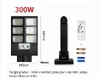 Foto 4 Lampu Solar Tenaga Surya Lampu Jalan solar cell outdoor with Remote - 300W