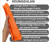 Foto 4 Kunci Ring Pas set 11 pcs 8 - 24 mm Diamond