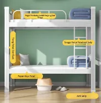 Foto 3 Ranjang Lipat Kasur Lipat Folding Bed Portable Furnibest - RL2 90 Hitam