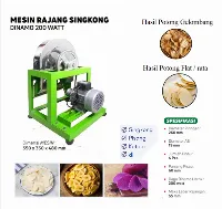 Foto 2 Mesin Pemotong Rajang Keripik Singkong Listrik 200 Watt