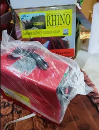 Foto 2 Mesin Travo Las listrik inverter Rhino 120A merah 900 watt