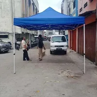 Foto 3 Tenda Lipat 3x3 Besi 1.2mm Premium Anti Karat