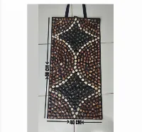Foto 1 Karpet terapi kaki batu alam asli refleksi kaki akupuntur reumatik encok 80x40 cm