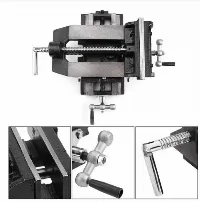 Foto 3 Ragum Silang 4 Inch - Vice cross 4 Inch Ragum slide Cross - Catok Bais Silang