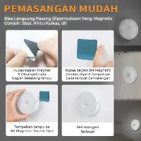 Foto 3 Lampu malam sensor pintar 500 mAh