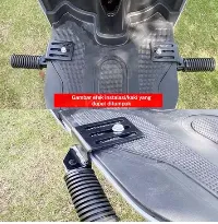 Foto 3 Footstep Depan Matic Universal 1set Pijakan Kaki Motor Matic Kaki Selonjor Nyaman Dan Aman