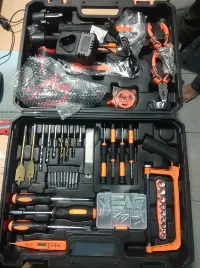 Foto 4 Paket Mesin Bor Baterai + Toolset TR0106