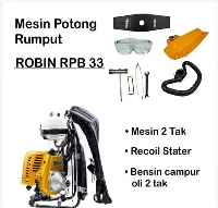 Foto 2 Brush Cutter Mesin Pemotong Rumput ROBIN RPB-33 Japan