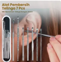 Foto 3 Korek Kuping Set Best Seller Isi 8 Pcs Pembersih Kotoran Telinga  Isi 8