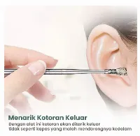 Foto 4 Korek Kuping Set Best Seller Isi 8 Pcs Pembersih Kotoran Telinga  Isi 8