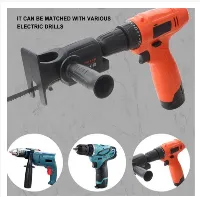 Foto 2 Jig Saw Gergaji Adaptor Stang Stand Dari Mesin Bor