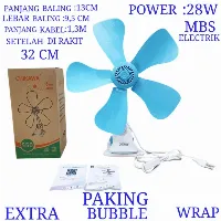 Foto 1 KIPAS ANGIN 3in1 MEJA DINDING DAN JEPIT CHIKAWA 22W - 28W — CHIKAWA 550 28W