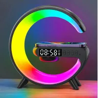 Foto 1 Speaker Bluetooth Nirkabel Mini dengan Lampu Ambient LED Wireless Speaker Bluetooth Pengisian Cepat Untuk Phone