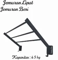 Foto 1 Jemuran Besi Jemuran Tempel Anti Karat