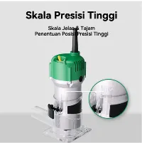 Foto 2 ISKU Mesin Profil Kayu 6.35mm Mesin Trimmer Kayu Mesin Router Profil Kayu Mesin Ukir Kayu Profesional Fullset Murah Wood Trimmer