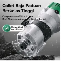 Foto 4 ISKU Mesin Profil Kayu 6.35mm Mesin Trimmer Kayu Mesin Router Profil Kayu Mesin Ukir Kayu Profesional Fullset Murah Wood Trimmer