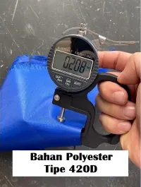 Foto 2 Cover Atap Tenda Lipat 3x6 - Tidak Termasuk Rangka