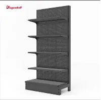 Foto 1 Rak Penyimpanan Multifungsi Hitam 7 Layer 92x37x180 cm