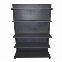 Foto 2 Rak Penyimpanan Multifungsi Hitam 7 Layer 92x37x180 cm