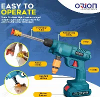 Foto 3 ALAT STEAM CUCI MOTOR & MOBIL JET CLEANER BATERAI - SUPERJET100CE